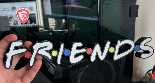 Friends Logo Display