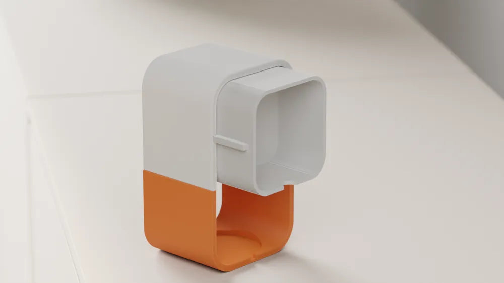 Desk Clock With Airpod Charger and Storage