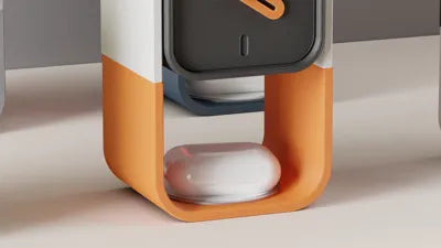 Desk Clock With Airpod Charger and Storage
