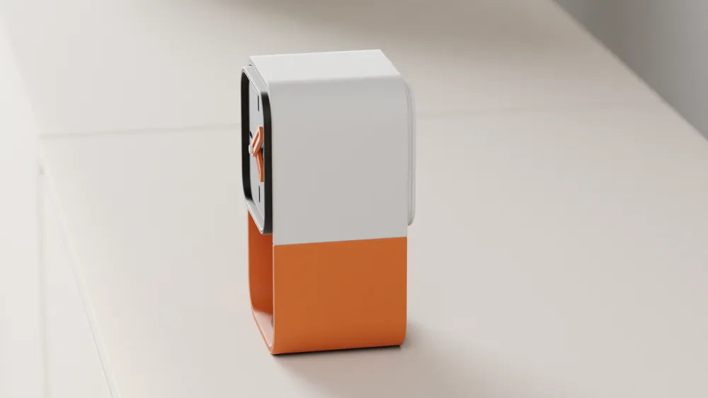 Desk Clock With Airpod Charger and Storage