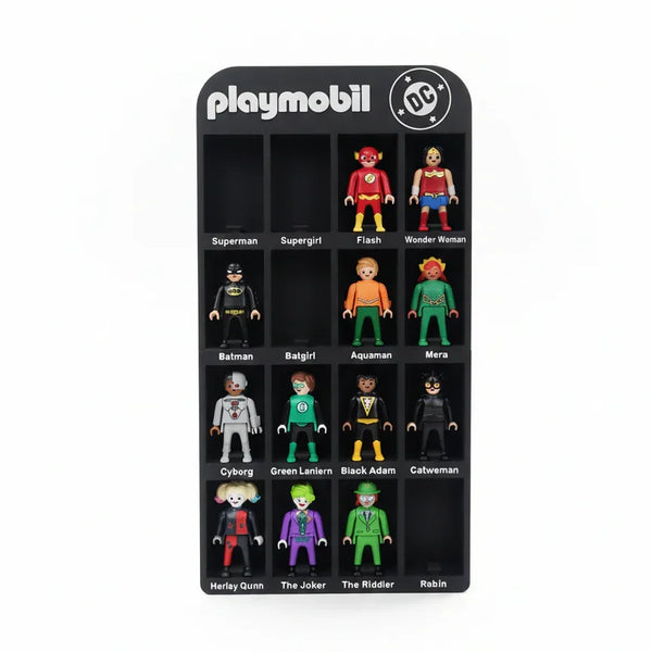 PLAYMOBIL DC Kinder Superheroes – 16-Slot Collection Display V1