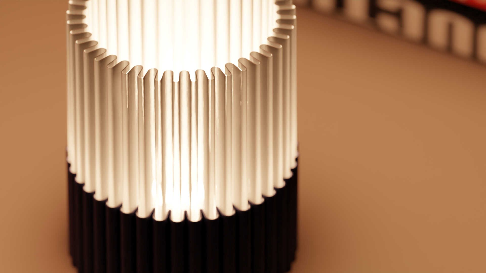 Pleated Glow Table Lamp