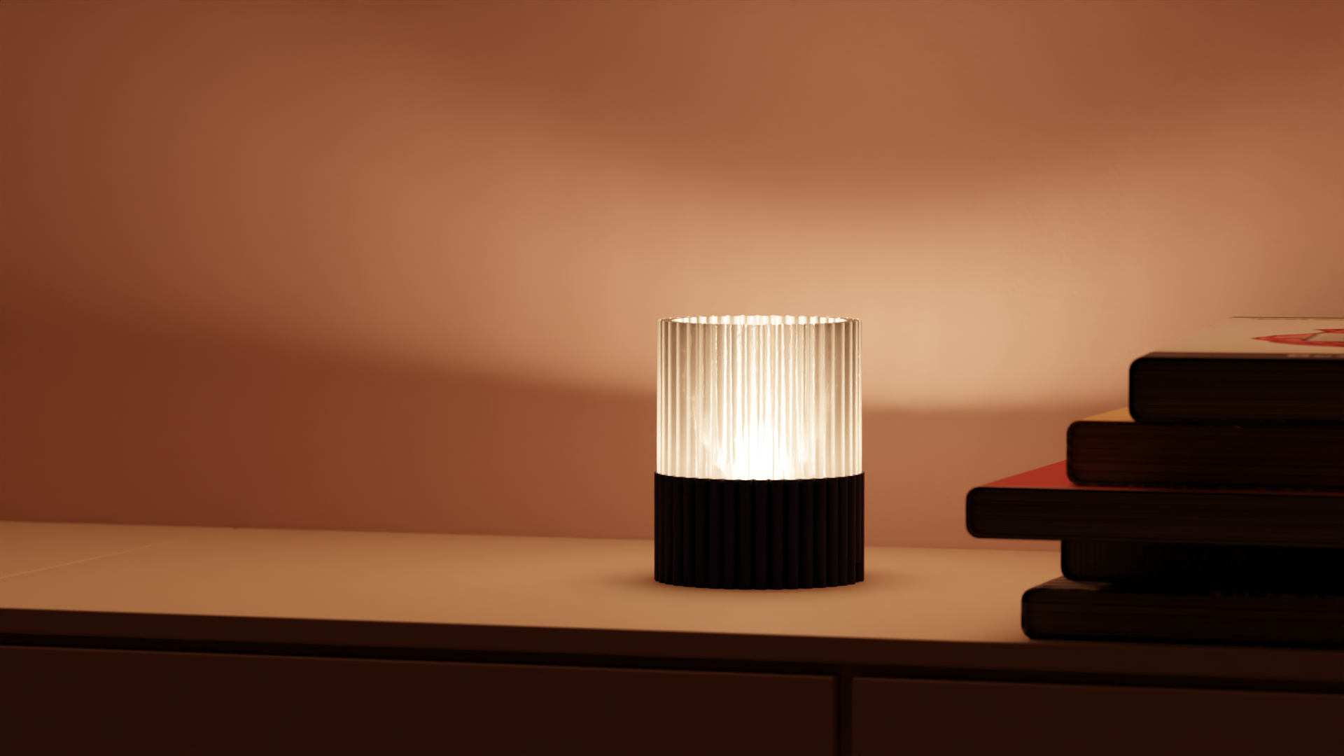 Pleated Glow Table Lamp