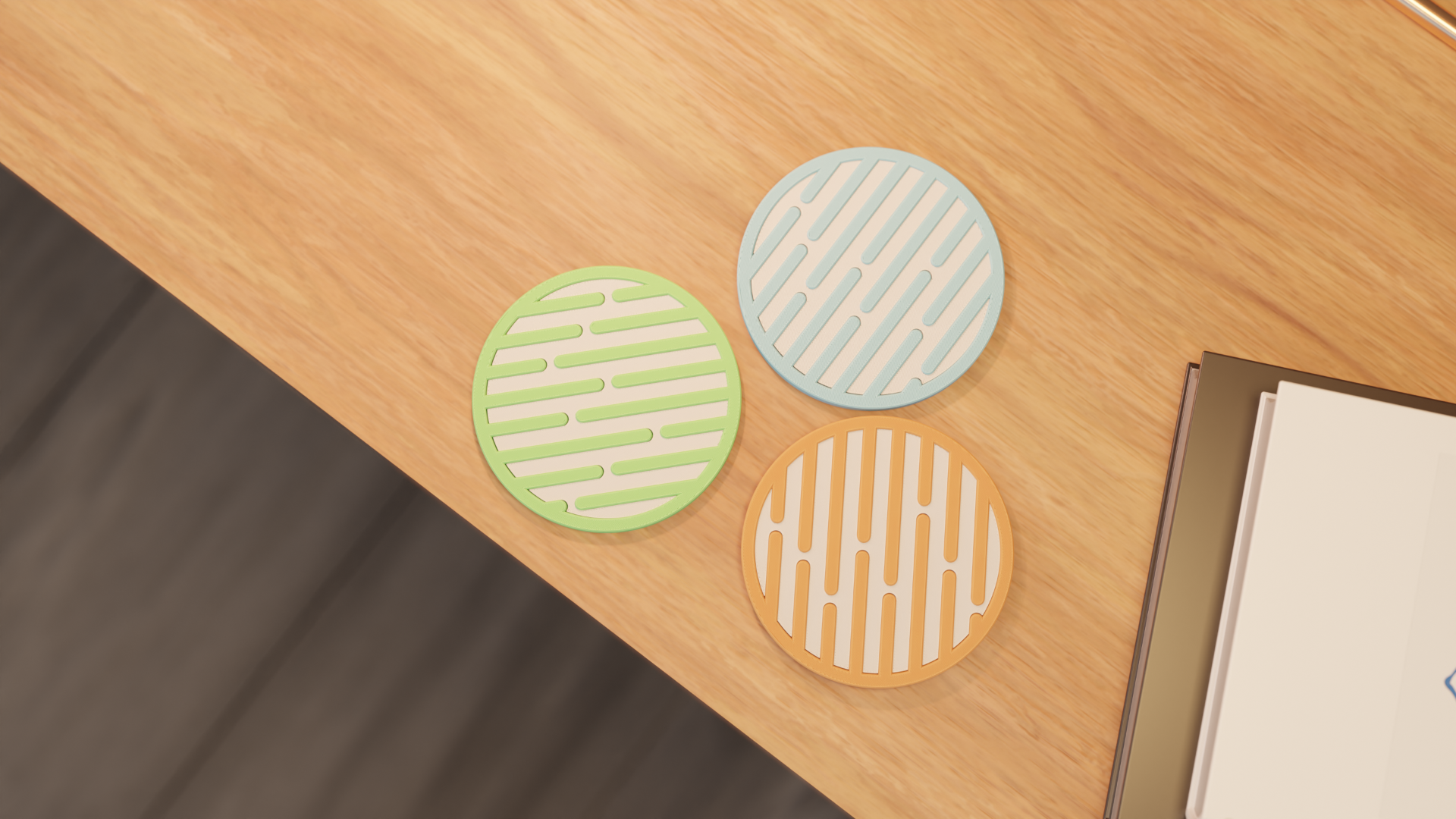 Modern Coaster Multi Colour