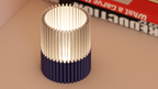 Pleated Glow Table Lamp