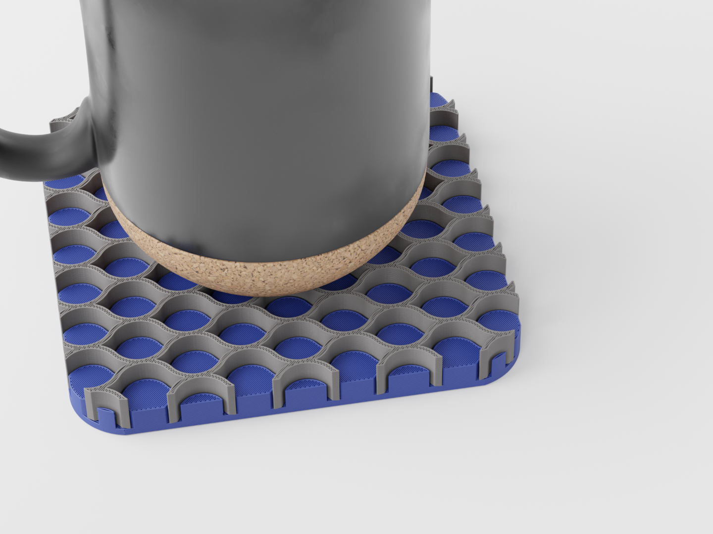 Satisfying Interlocking Coaster Set. Three in one