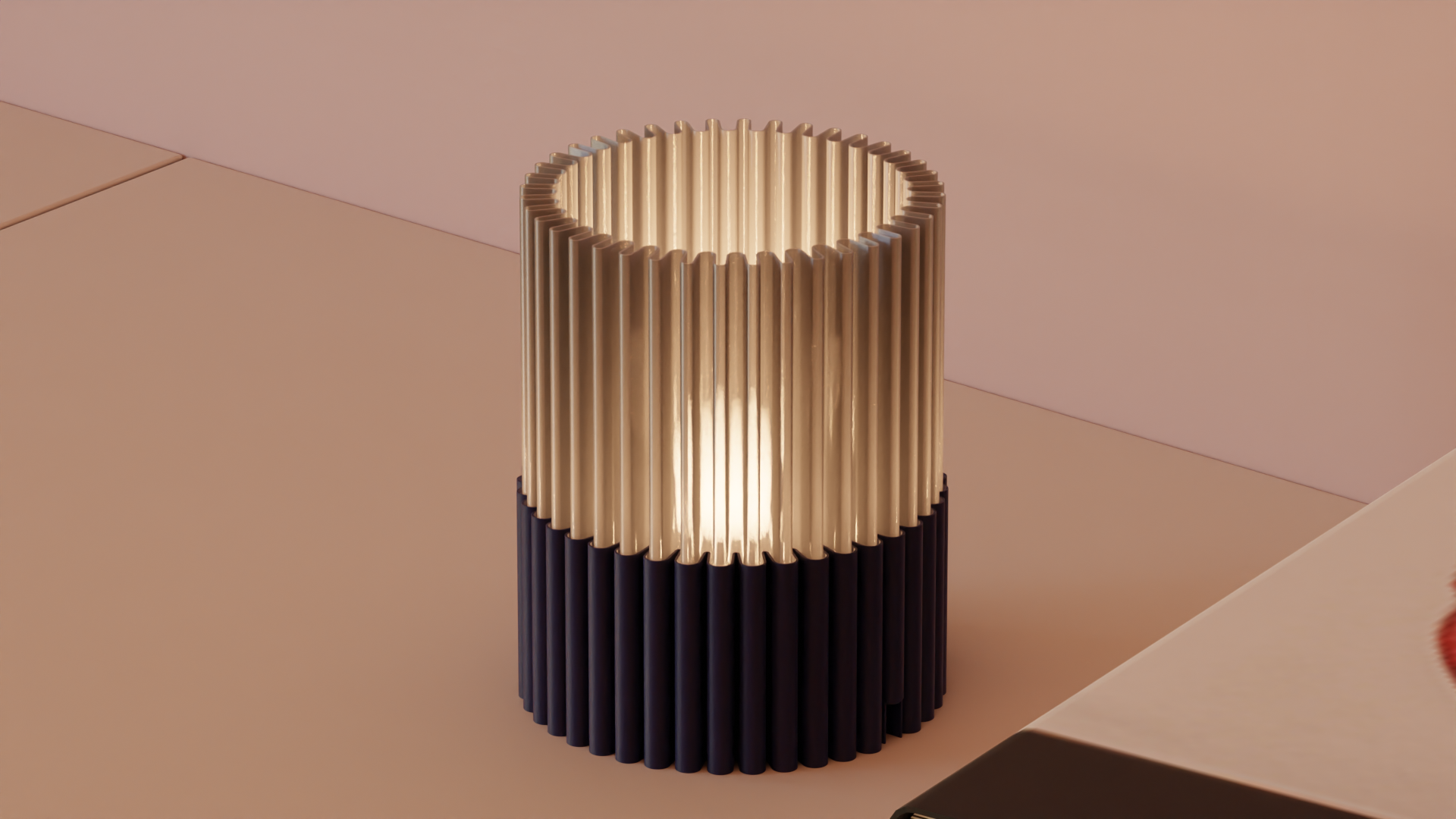 Pleated Glow Table Lamp