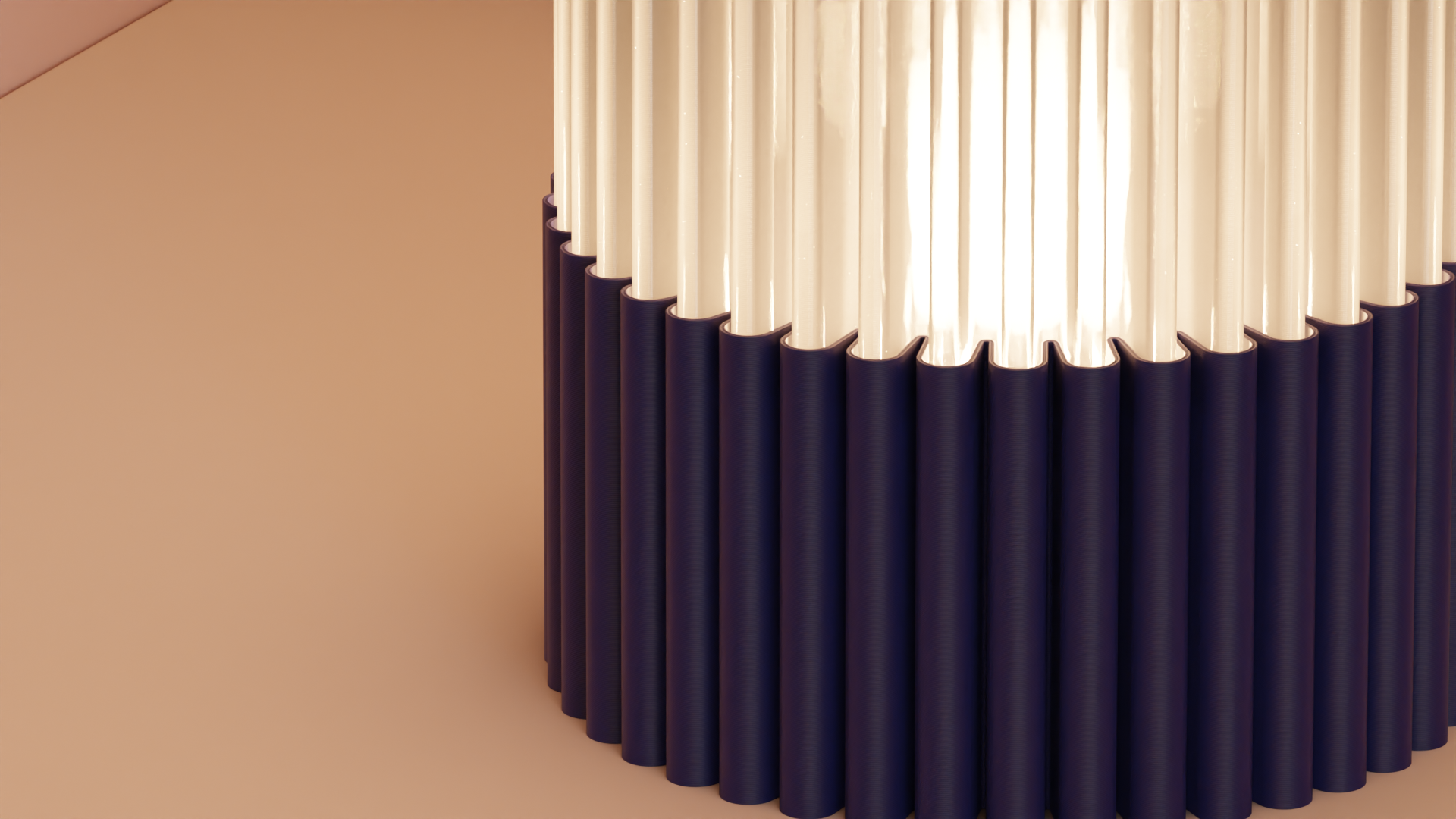 Pleated Glow Table Lamp
