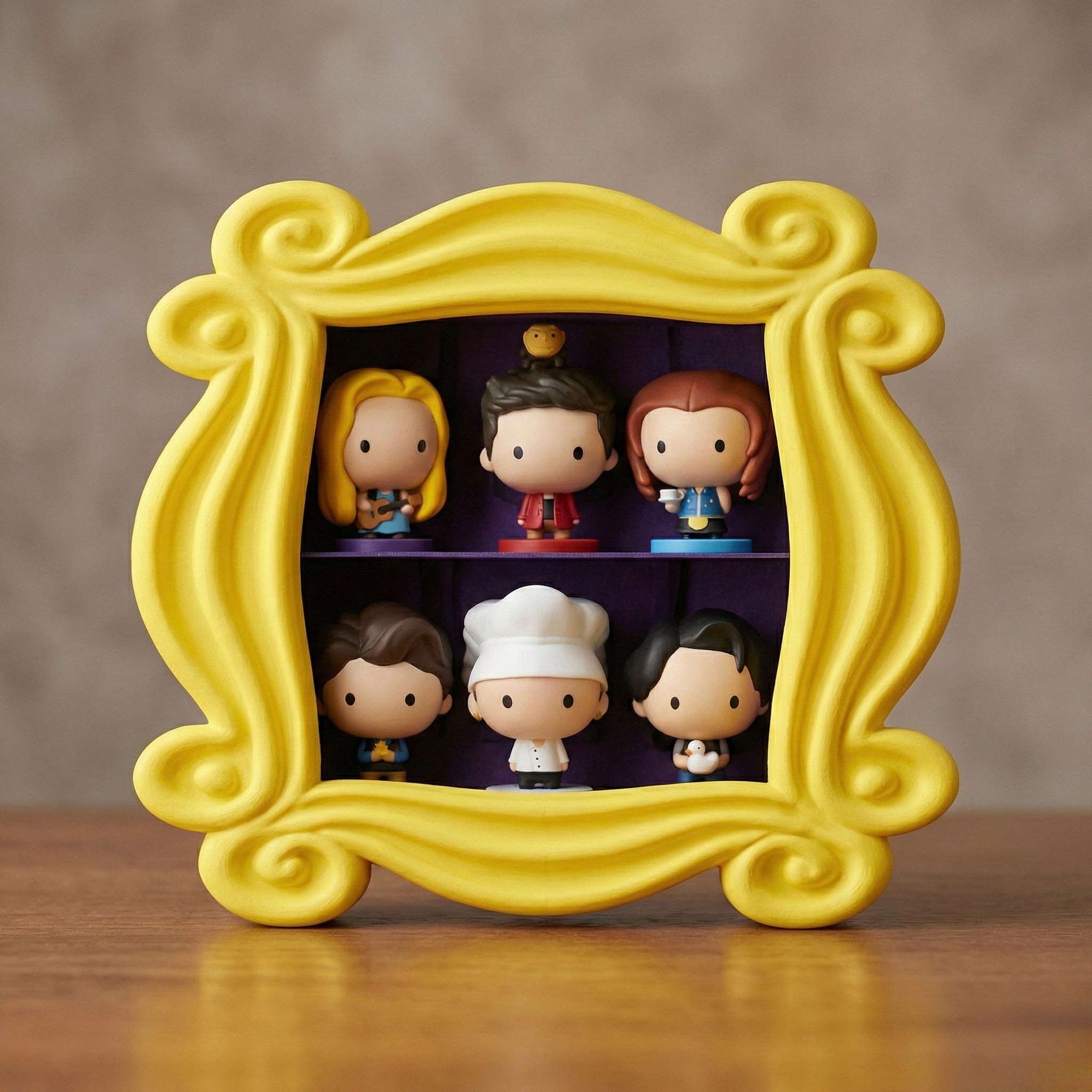 FRIENDS Iconic Yellow Frame Display – for McDonald’s Figures