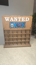 One Piece Kinder Joy Figure Display Stand – 24-Slot Wanted Board