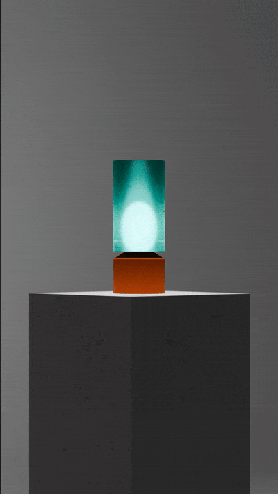 Halo Table Lamp – rotating product view