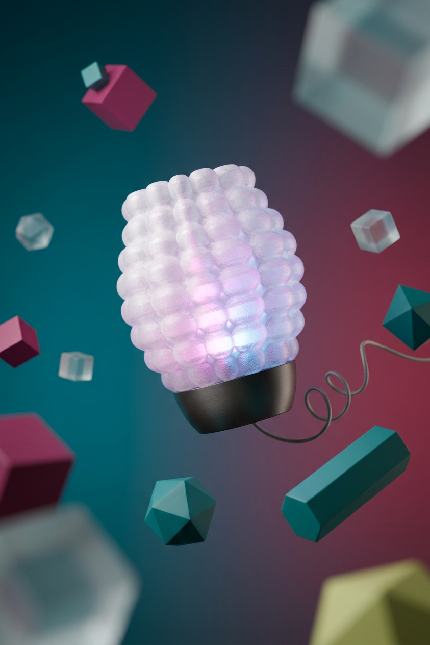 BubbleGlow Table Lamp