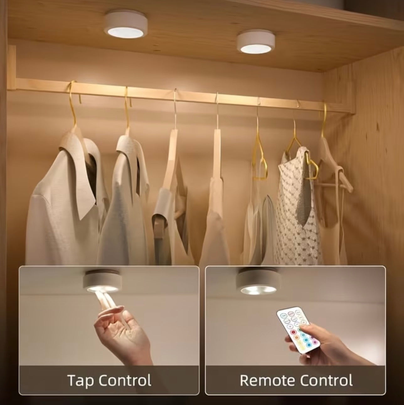 Wireless RGB Tap Light (Battery Powered)