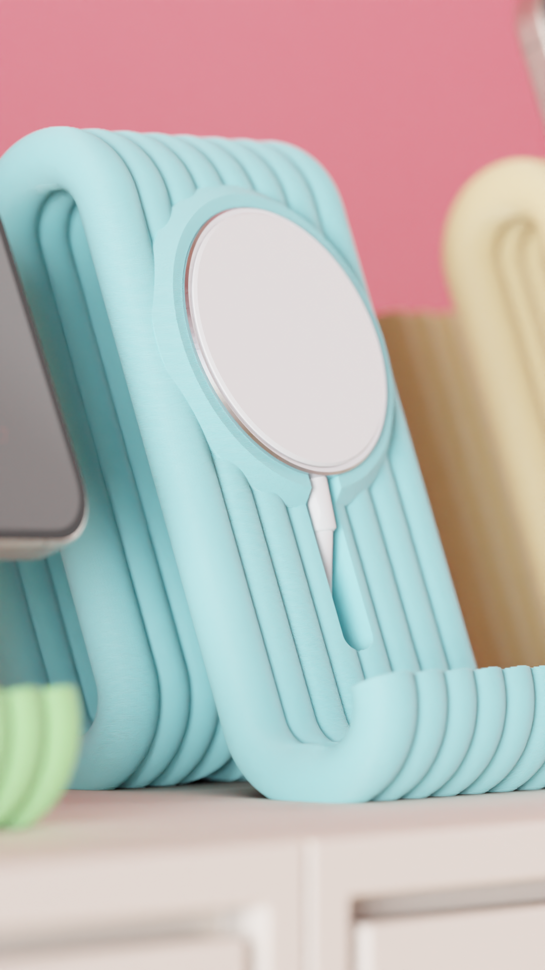 WibbleDock – Sculptural MagSafe Stand