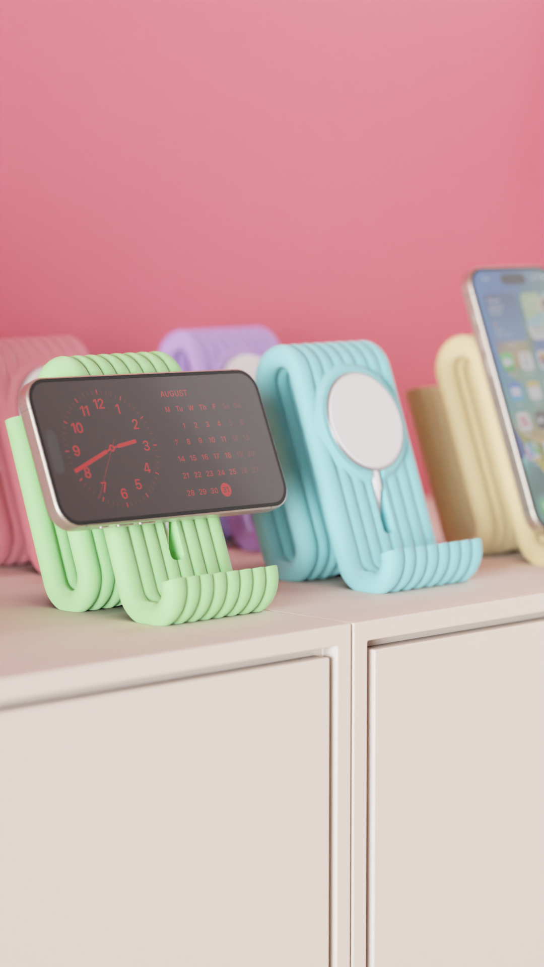WibbleDock – Sculptural MagSafe Stand