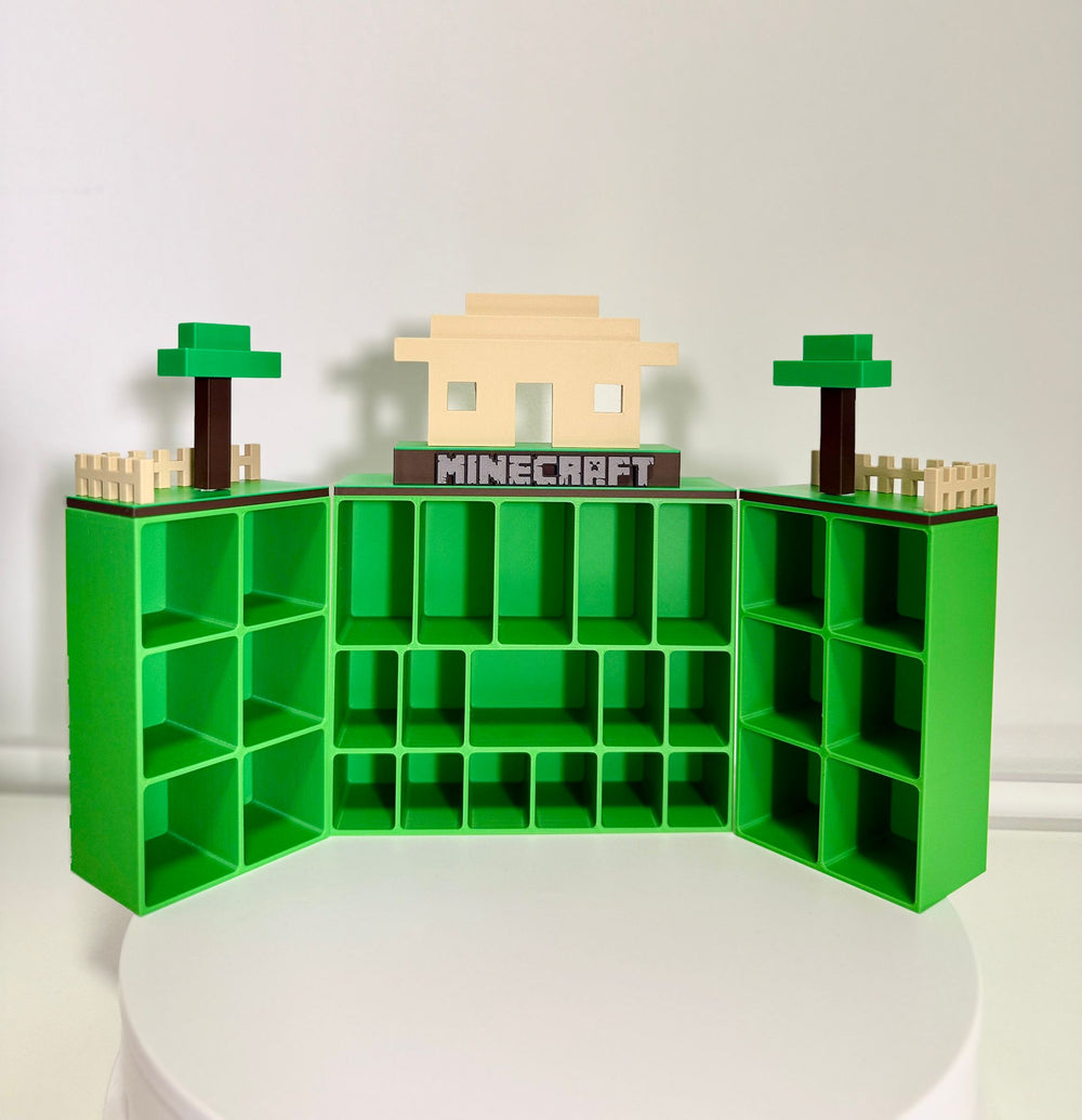 PixelVault Minecraft-style Kinder Joy display – main view