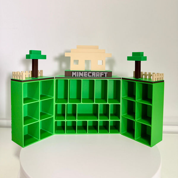 PixelVault – Minecraft Style Kinder Joy Figure Display