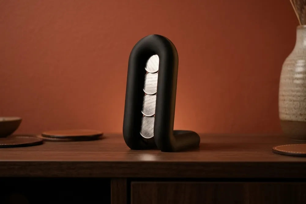 Wibble minimalist coffee pod holder product view in selected colour