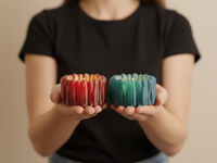 BloomGlow – Organic LED Tealight Holder