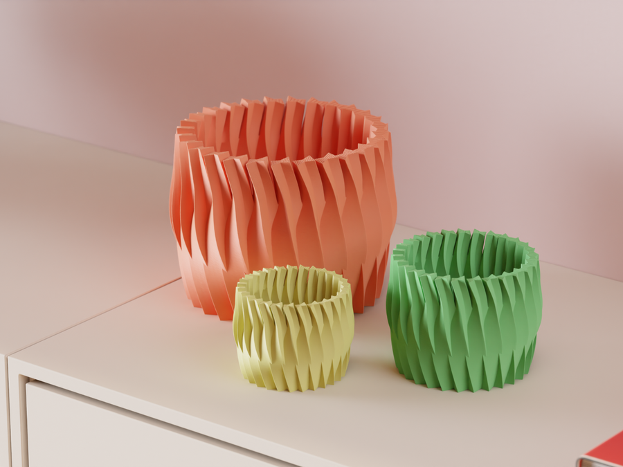 Cove – Twisted Planter – view 1