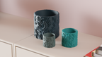 DuoForm arc-textured planter detail view 7