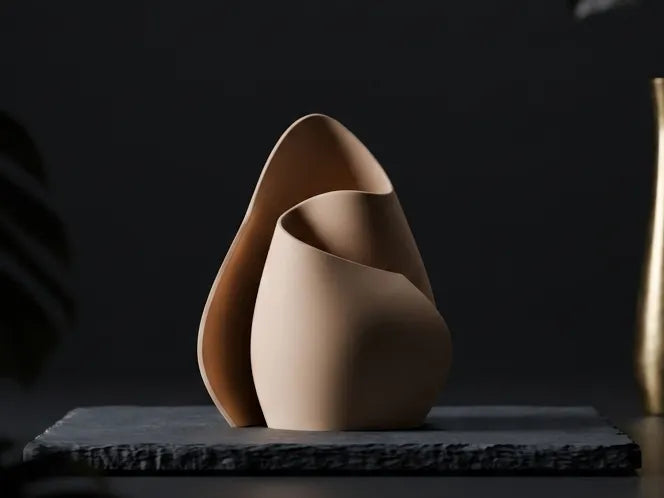 Elegant Single Flowing Vase — product image 1