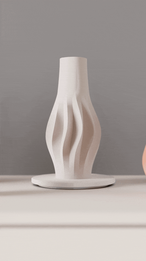 FlowForm Sculptural Vase
