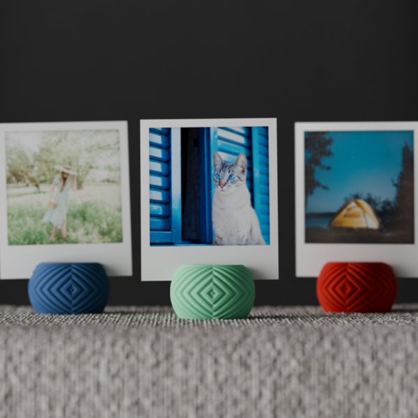 Geometric Mini Photo Holder