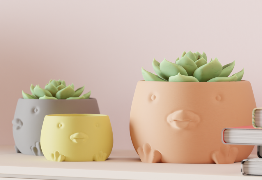 Grove – Duck-inspired Planter – view 1