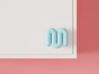 Wibble Aesthetic Cabinet Handle in selected colour – view 1