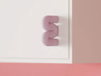 Wibble Aesthetic Cabinet Door Handle in selected colour – view 1