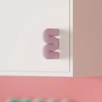Wibble Aesthetic Cabinet Door Handle in selected colour – view 2