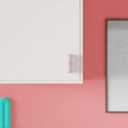 Wibble Aesthetic Cabinet Door Handle in selected colour – view 3