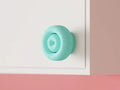 Modern Quirky Donut Cabinet Handle in selected colour – view 1