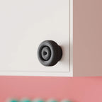 Modern Quirky Donut Cabinet Handle in selected colour – view 2