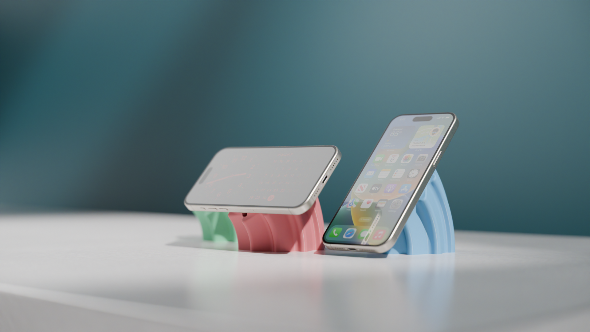 ArcDock – Sculptural MagSafe Stand