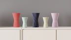 Elegant twisted vase view 5