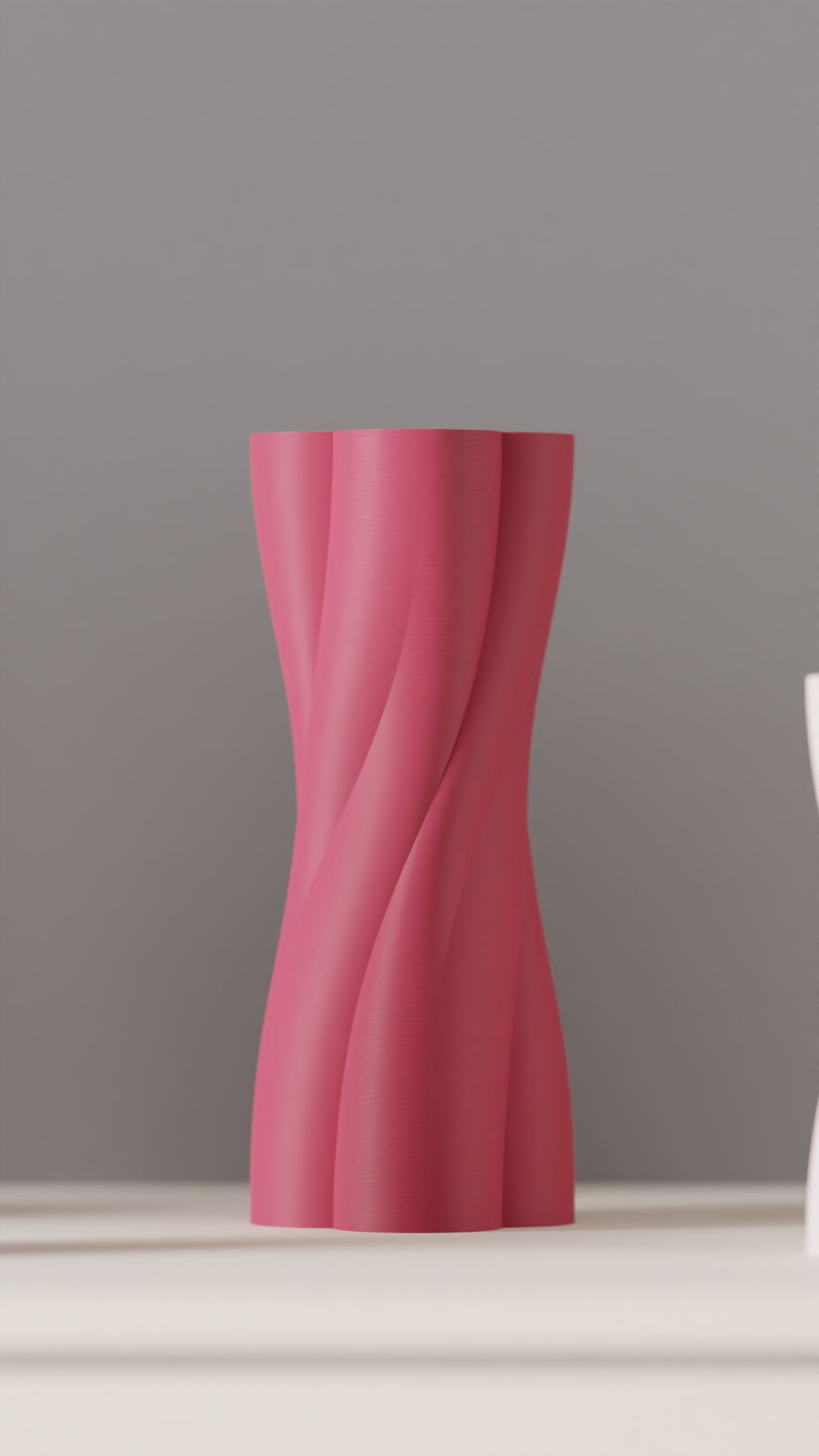 Elegant twisted sculptural vase – view 14