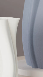 Modern flowing organic vase view 15