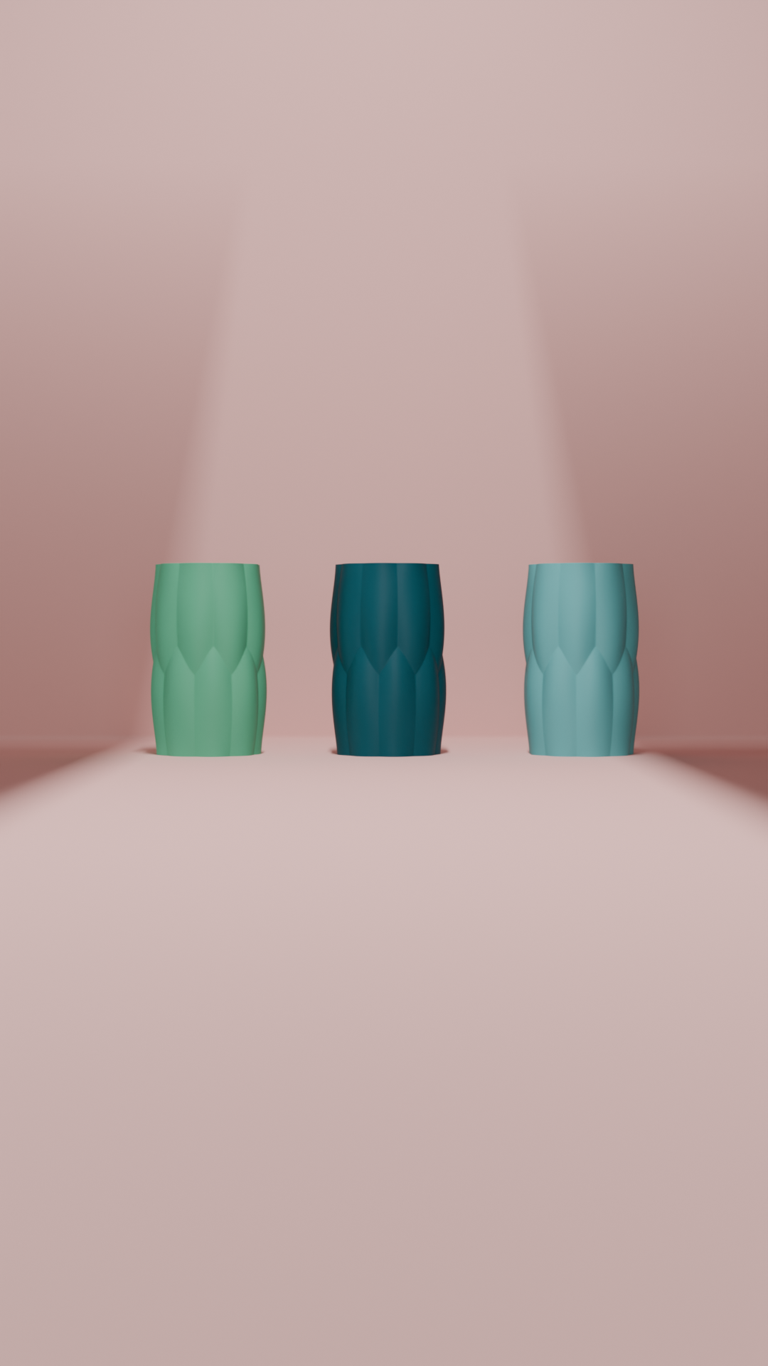 Modern puffed sculptural vase – view 8