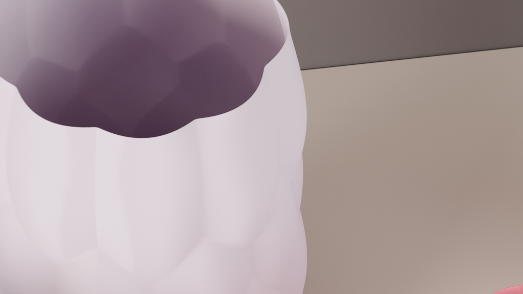 Puffed pleated sculptural vase – view 14
