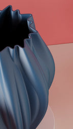 Organic sculptural vase view 11