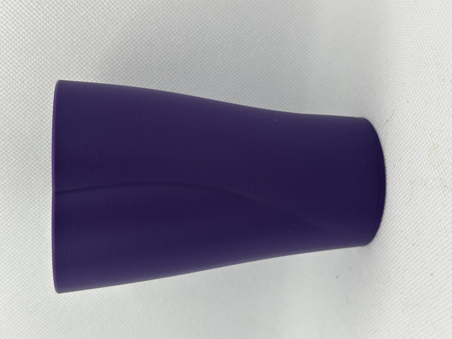 Subtle flowing twisted vase – view 3