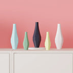 Elegant tall stem vase view 6