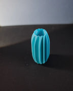 Modern finned vase view 4
