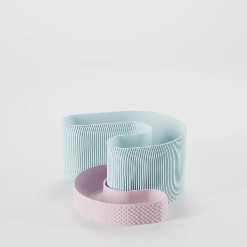Modern interlocking desktop organiser view 3