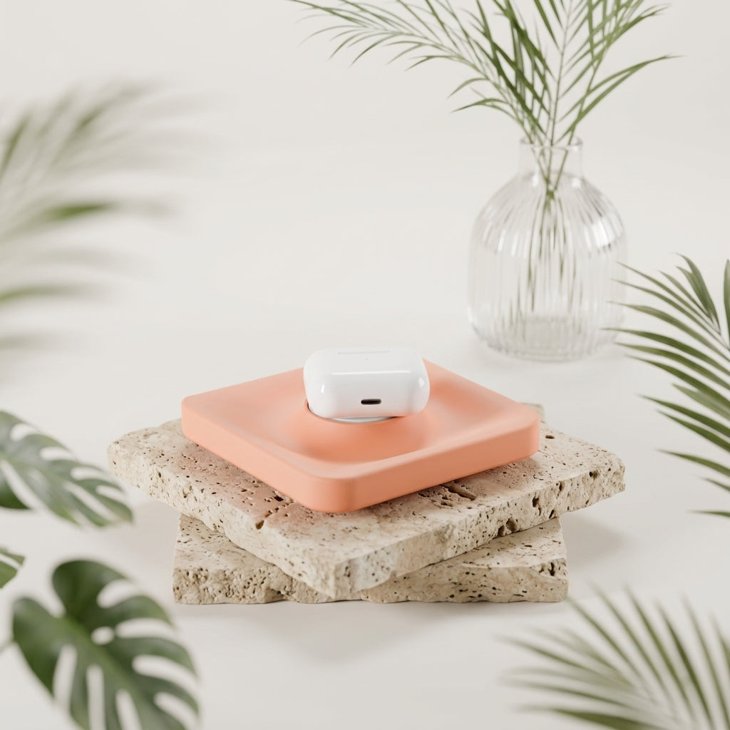 Catch-all tray shown with everyday essentials in a tidy arrangement.