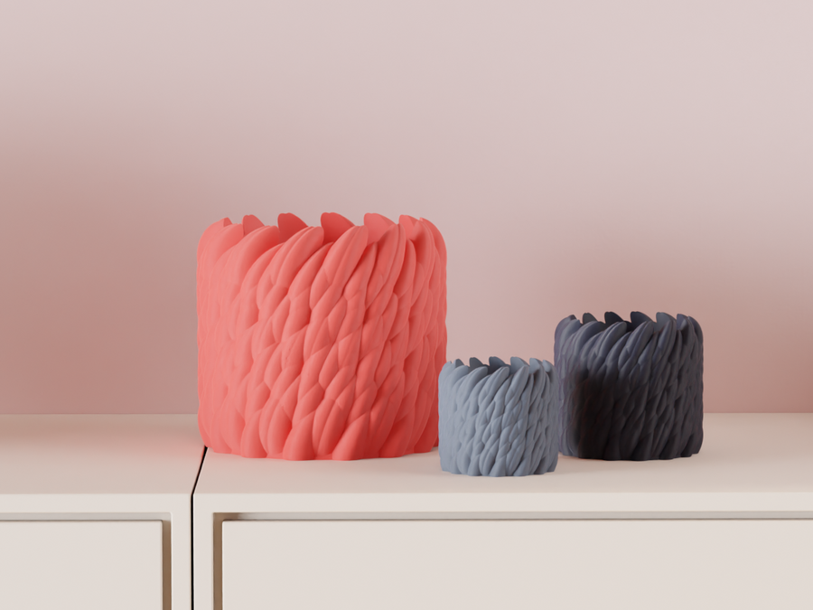 Root – Textured Planter – view 1