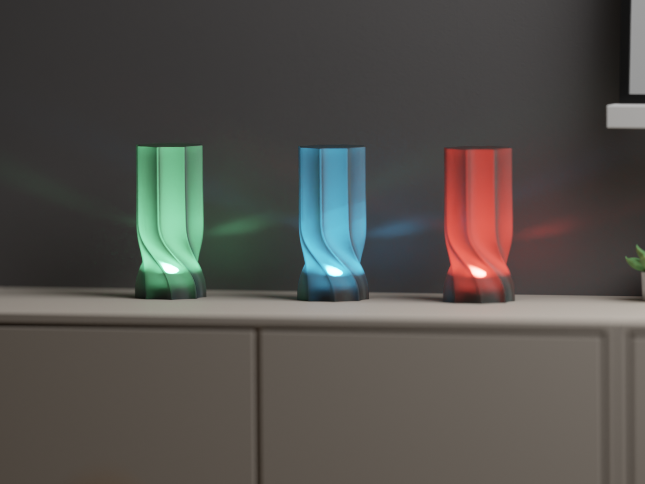 TwistGlow Sculptural Lampshade