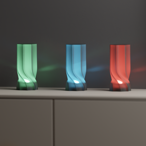 TwistGlow Sculptural Lampshade